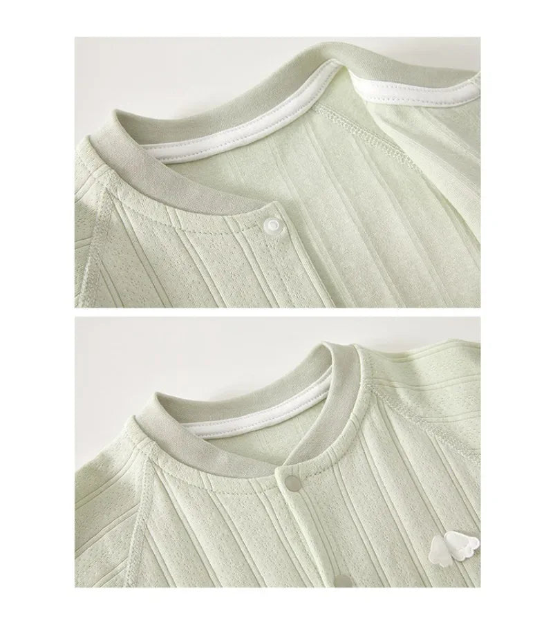 Baby Cotton Sleep Romper – Soft Comfort for Sweet Dreams - LunaKit Baby