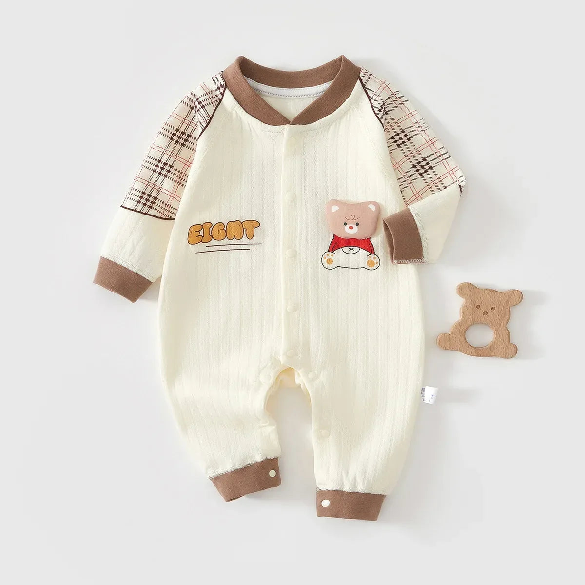 Baby Cotton Romper – Soft All-Season Comfort for Little Explorers - LunaKit Baby
