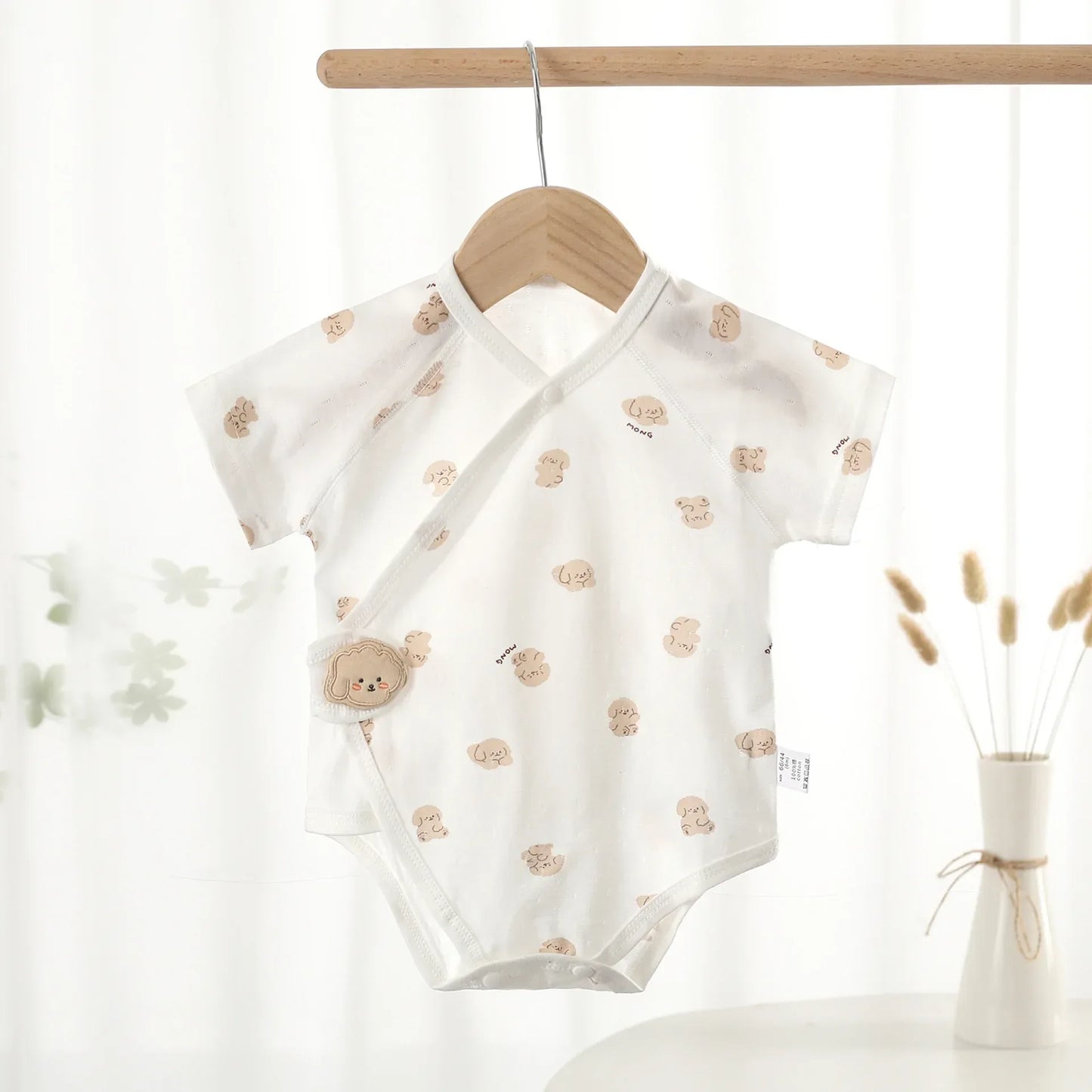 Baby Cotton Triangle Jumpsuit – Cool Comfort for Sunny Days - LunaKit Baby