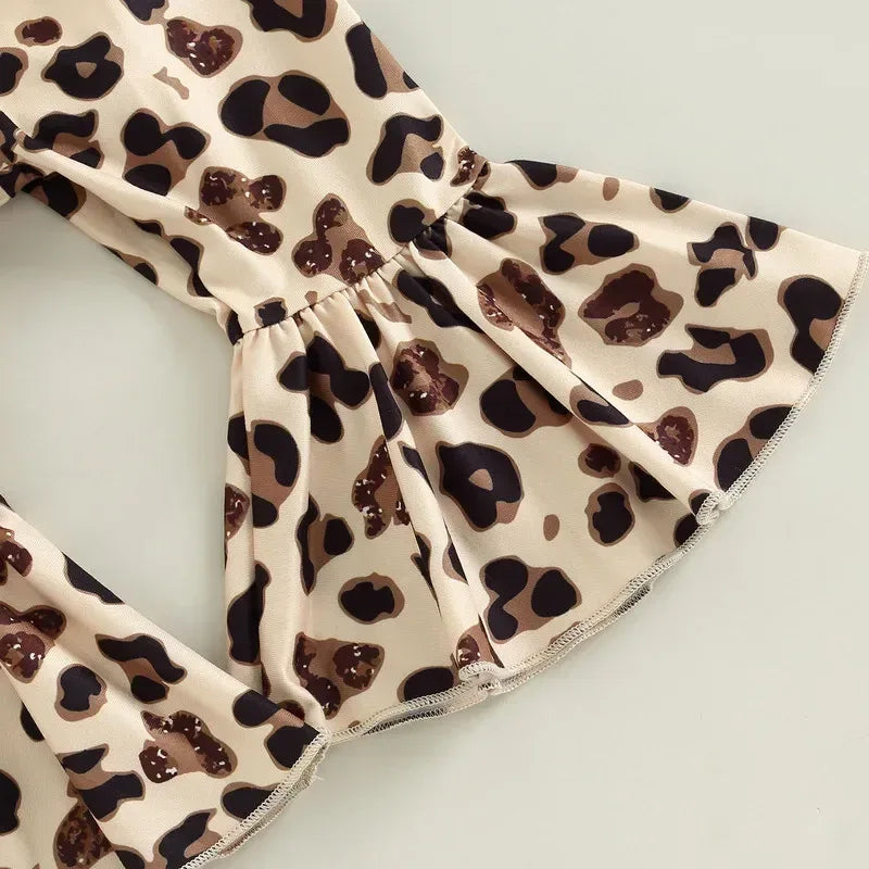 Baby Girl Leopard 3-Piece Outfit Set – Trendy Style for Sweet Moments - LunaKit Baby