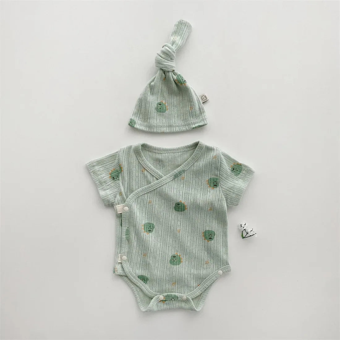 Baby Summer Romper & Hat Set – Cool Playful Style for Sunny Days - LunaKit Baby