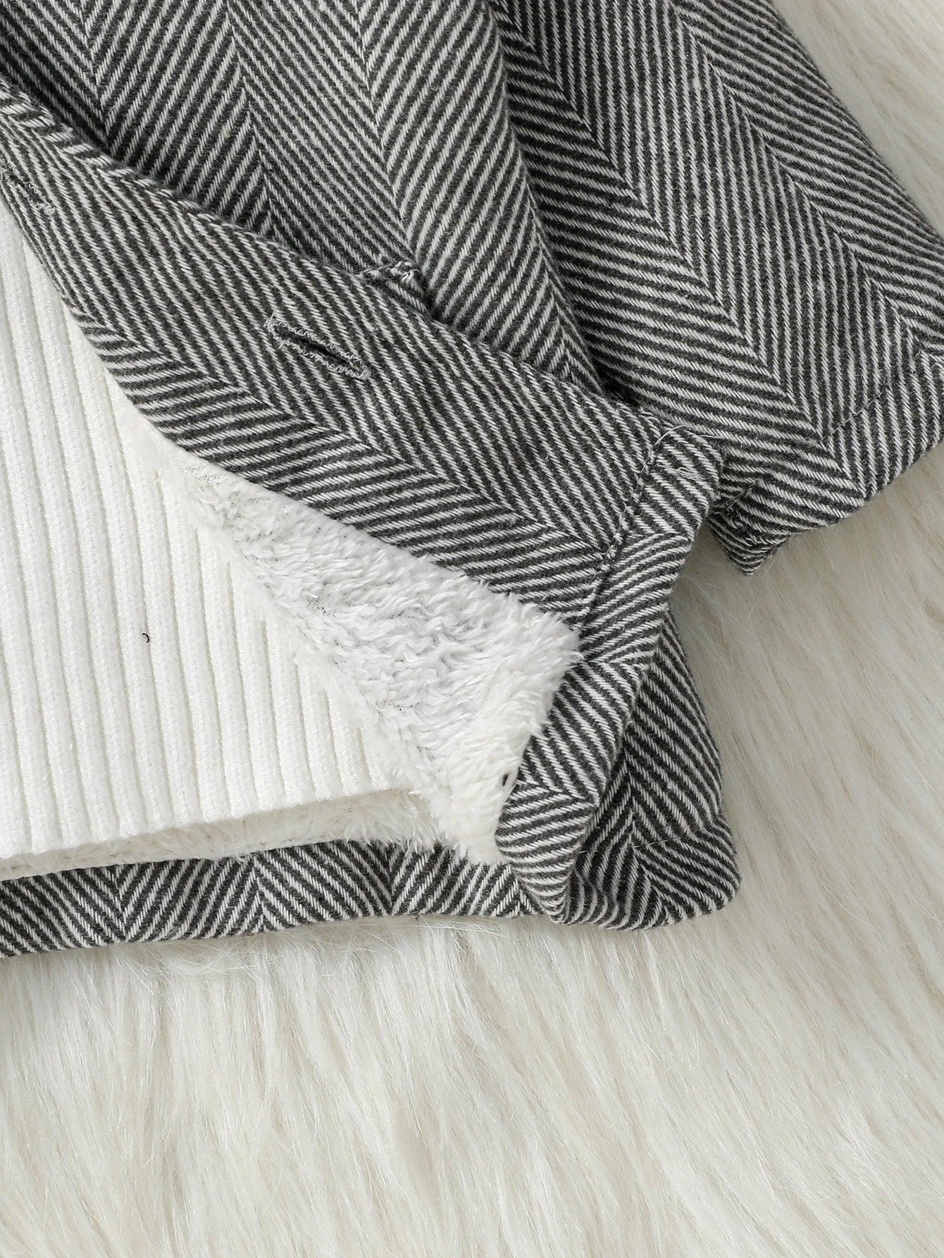 Baby Boy Winter Jacket – Plush Warmth with Classic Charm - LunaKit Baby