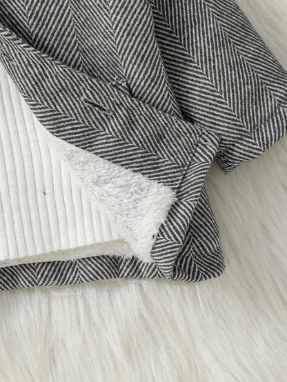 Baby Boy Winter Jacket – Plush Warmth with Classic Charm - LunaKit Baby