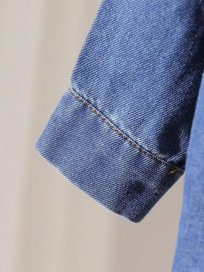 Baby Boy Denim Shirt & Pants Set – Casual Comfort for Little Gentlemen - LunaKit Baby