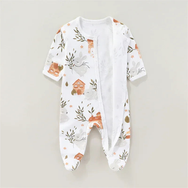 Baby Cotton Bodysuit Romper – Soft Everyday Comfort for Little Ones - LunaKit Baby