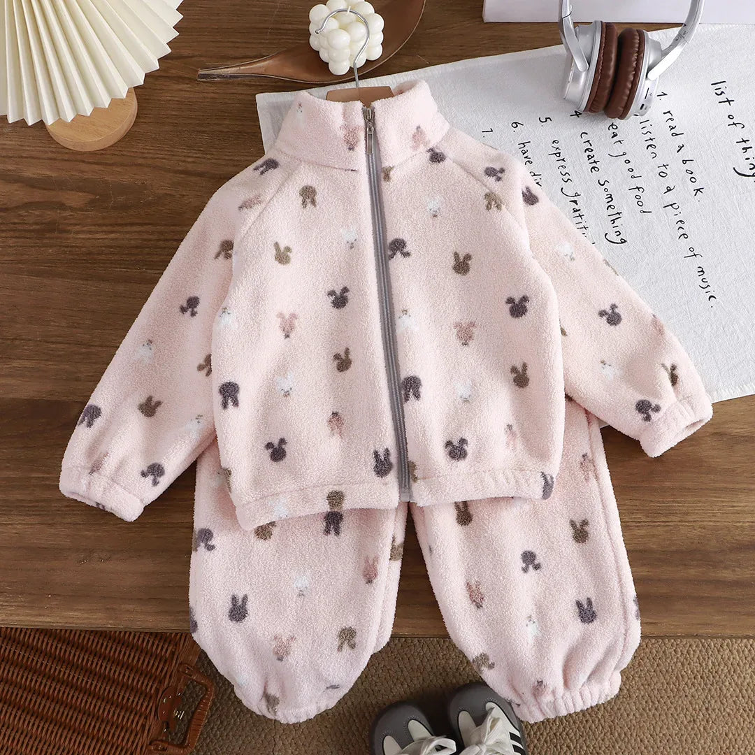 Toddler Fleece Pajama Set – Cozy Warmth for Sweet Nighttime Dreams - LunaKit Baby