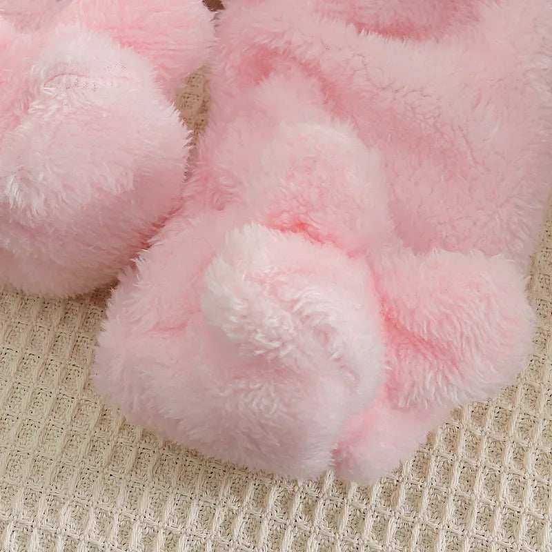 Baby Plush Animal Romper – Cozy Cuteness for Cool Days - LunaKit Baby