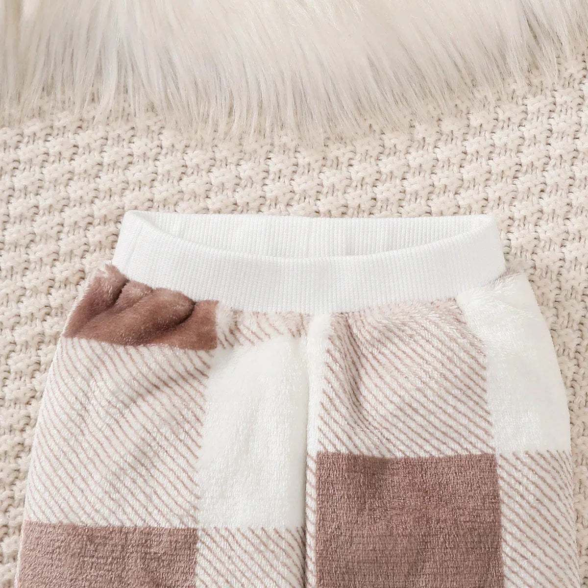 Baby Boy Plush Winter Suit – 2-Piece Set (0–24 Months) - LunaKit Baby