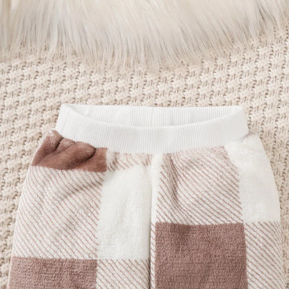 Baby Boy Plush Winter Suit – 2-Piece Set (0–24 Months) - LunaKit Baby