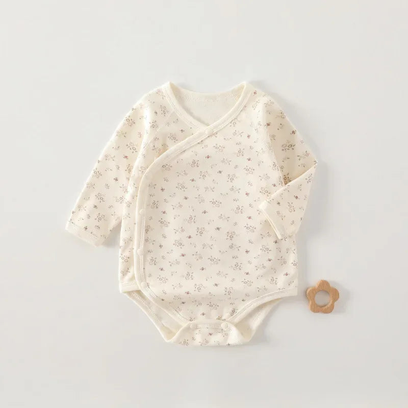 Baby Cotton Autumn Romper – Soft Comfort for Cozy Little Days - LunaKit Baby