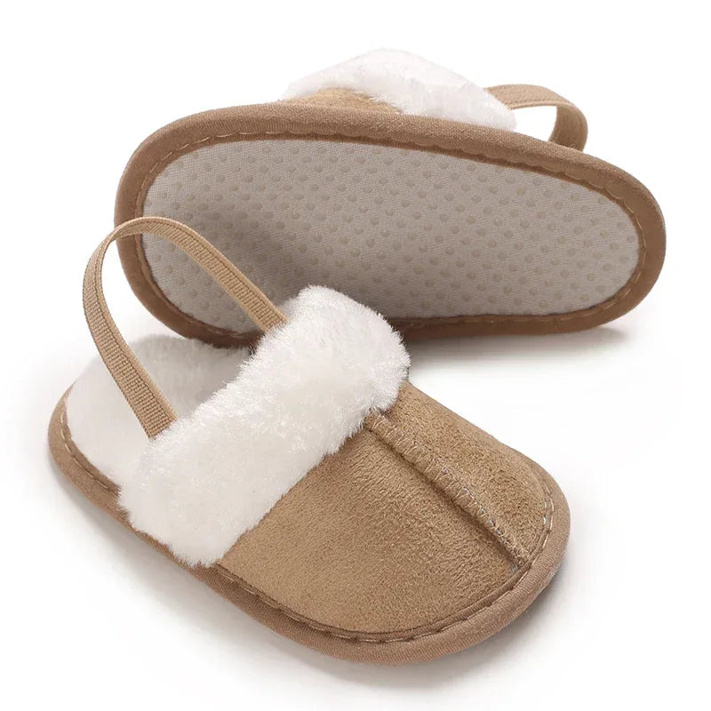 Baby Woolen Cotton Slippers – Soft Warmth for Little Feet - LunaKit Baby