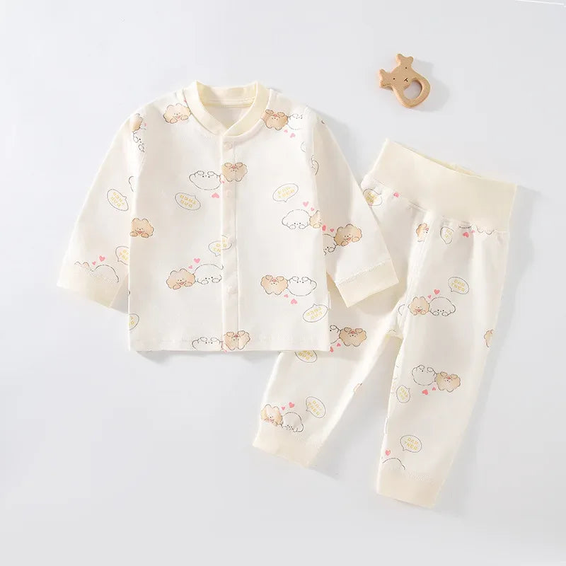 Toddler Cotton 2-Piece Outfit Set – Cozy Style for Little Adventures - LunaKit Baby