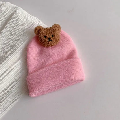 Baby Knitted Bear Hat – Cozy Warmth for Sweet Little Heads - LunaKit Baby