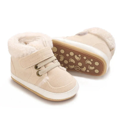 Baby High-Top Sneakers – Warm, Safe Style for First Steps - LunaKit Baby