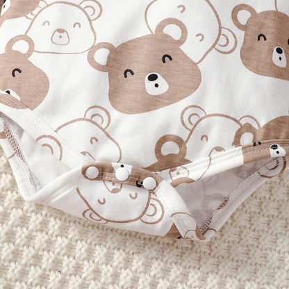 Baby Boy 4-Piece Outfit Set – Bear Style for Sweet Little Days - LunaKit Baby