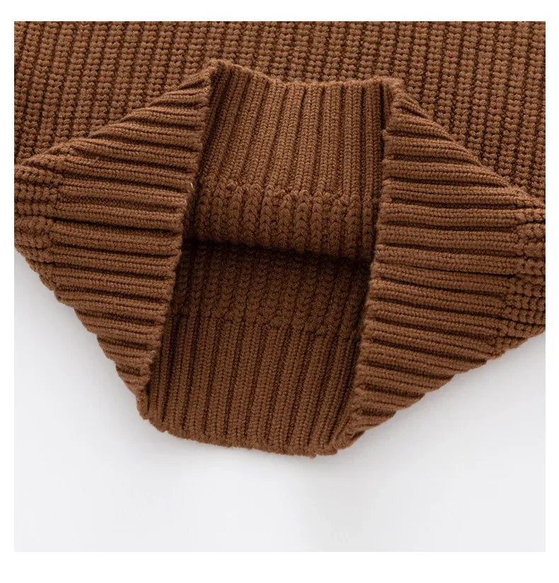 Baby Knit Pullover Sweater – Cozy Warmth for Winter Days - LunaKit Baby