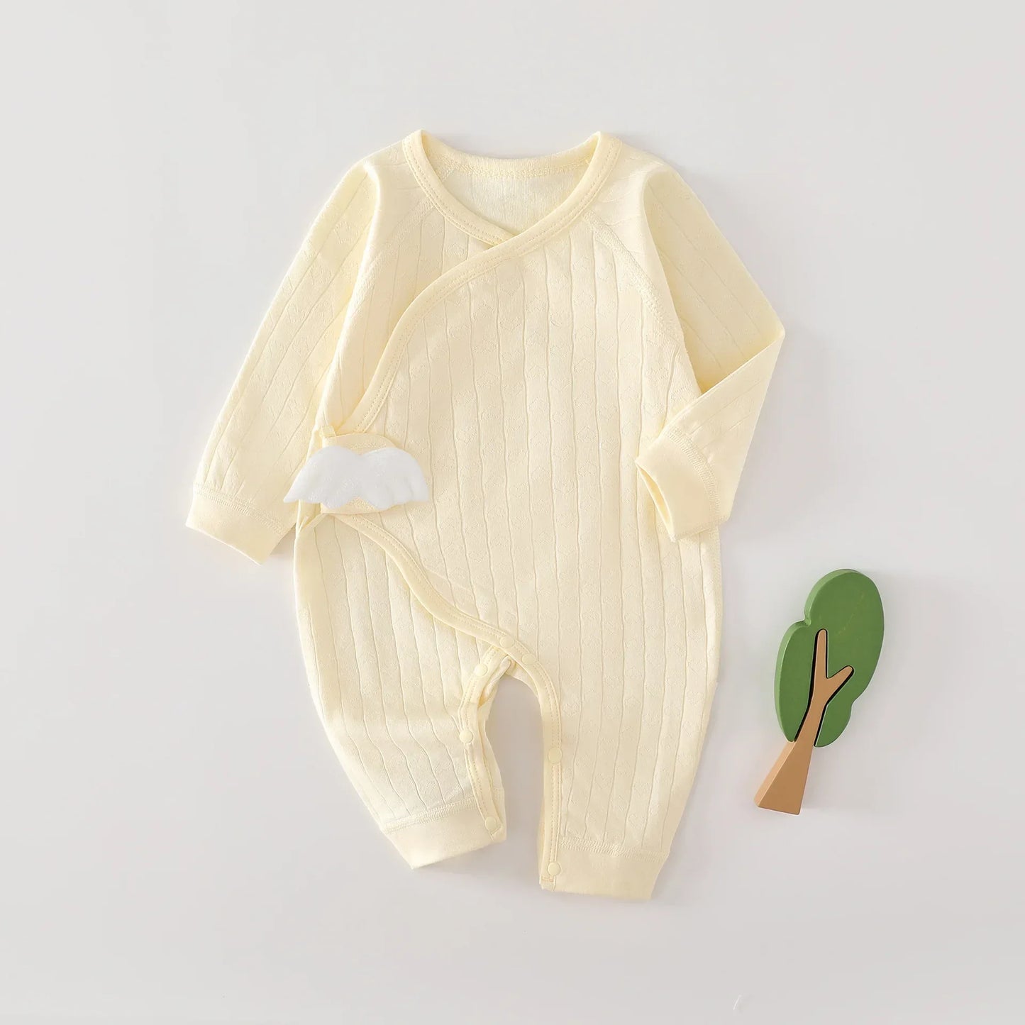 Newborn Cotton Romper – Gentle Comfort for First Little Days - LunaKit Baby