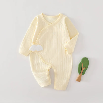 Newborn Cotton Romper – Gentle Comfort for First Little Days - LunaKit Baby