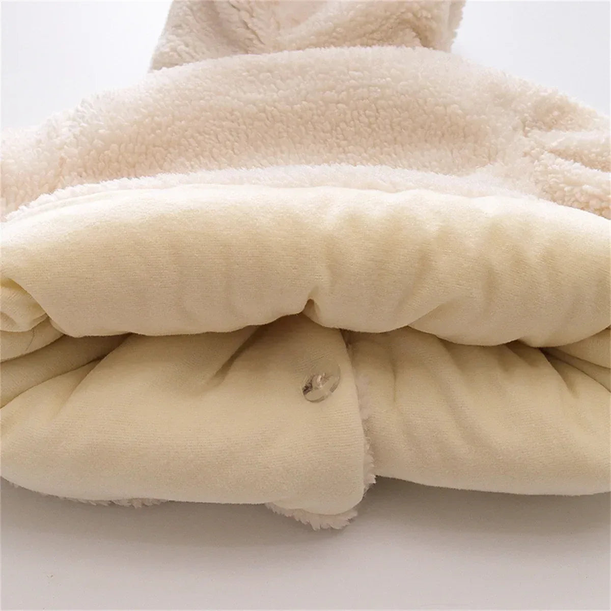 Baby Girl Winter Hooded Jacket – Bear Ears & Cozy Princess Warmth - LunaKit Baby