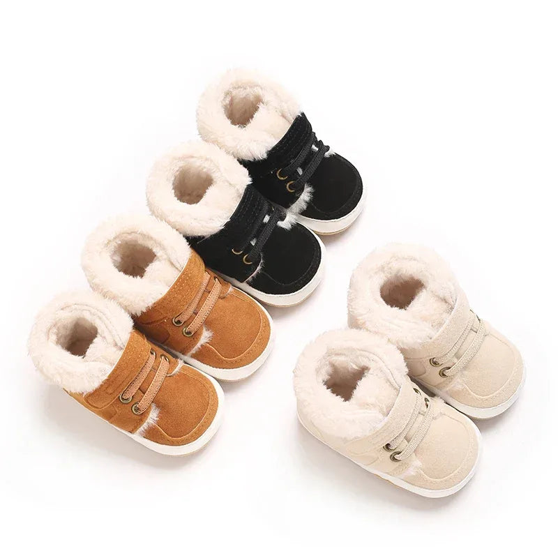 Baby High-Top Sneakers – Warm, Safe Style for First Steps - LunaKit Baby
