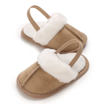 Baby Woolen Cotton Slippers – Soft Warmth for Little Feet - LunaKit Baby