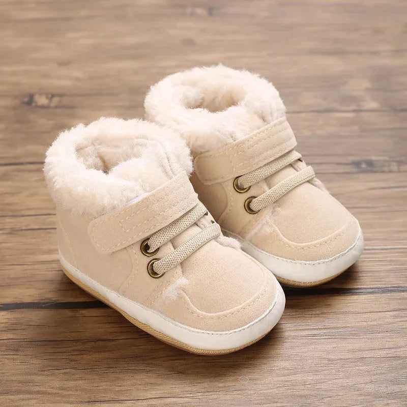 Baby High-Top Sneakers – Warm, Safe Style for First Steps - LunaKit Baby
