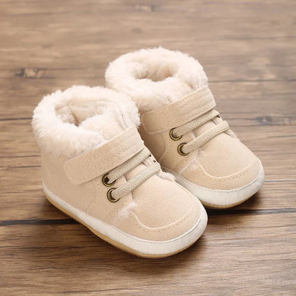 Baby High-Top Sneakers – Warm, Safe Style for First Steps - LunaKit Baby