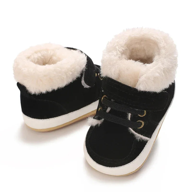 Baby High-Top Sneakers – Warm, Safe Style for First Steps - LunaKit Baby