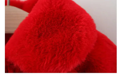 Baby Girl Winter Jacket – Plush Princess Warmth for Magical Moments - LunaKit Baby