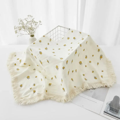 Cotton Muslin Swaddle Blanket – Breathable Luxury for Baby Comfort - LunaKit Baby