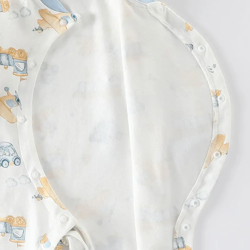 Baby Cotton Floral Animal Onesie – Gentle Style for Little Days - LunaKit Baby