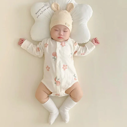 Baby Bear Cotton Romper – Soft Comfort for Little Adventures - LunaKit Baby