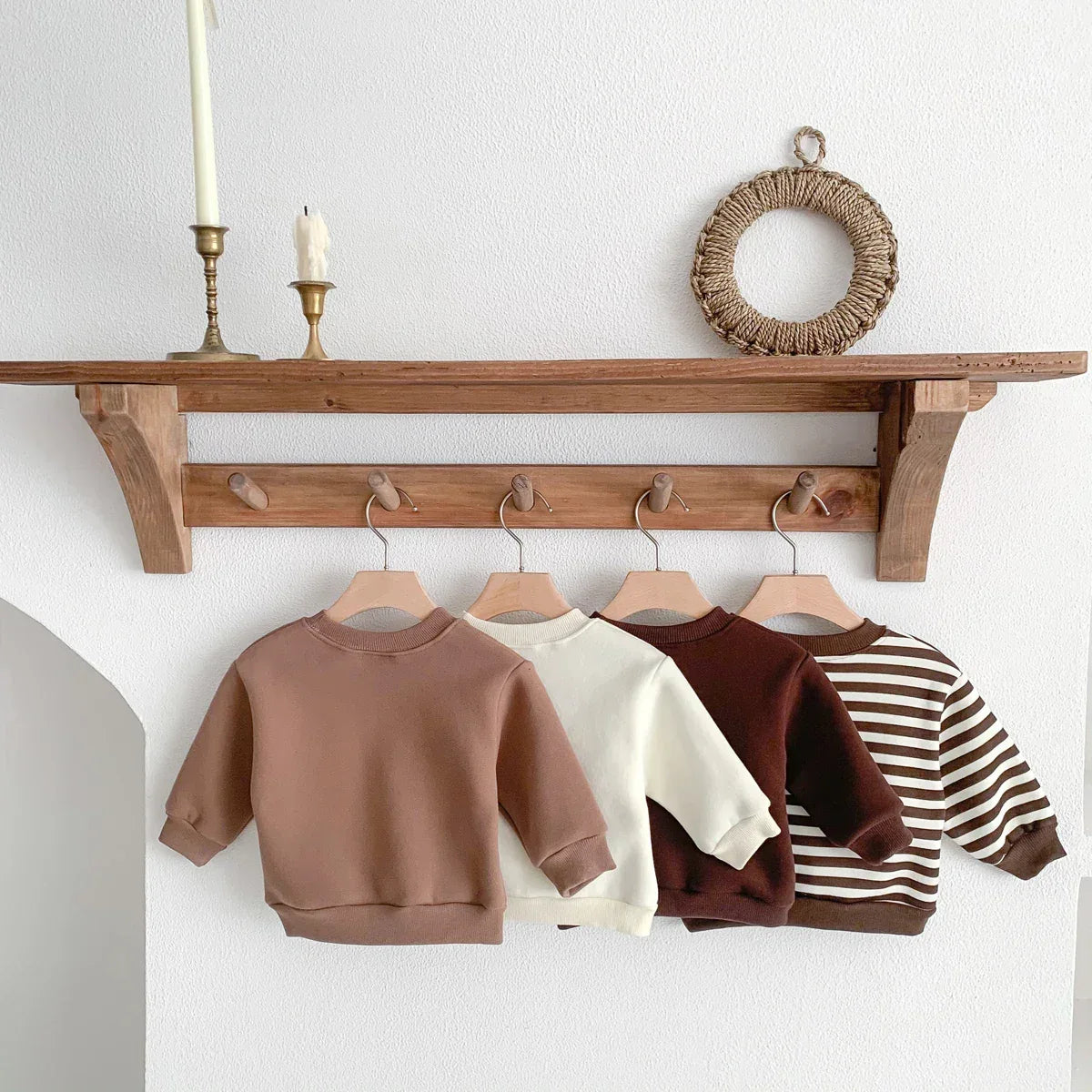 Baby Korean Style Sweatshirt – Cozy Fleece Warmth for Winter - LunaKit Baby