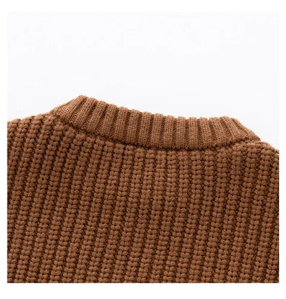 Baby Knit Pullover Sweater – Cozy Warmth for Winter Days - LunaKit Baby