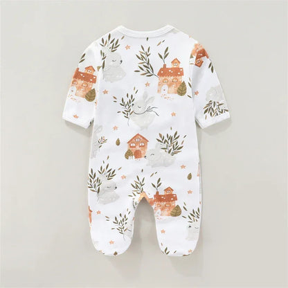 Baby Cotton Bodysuit Romper – Soft Everyday Comfort for Little Ones - LunaKit Baby