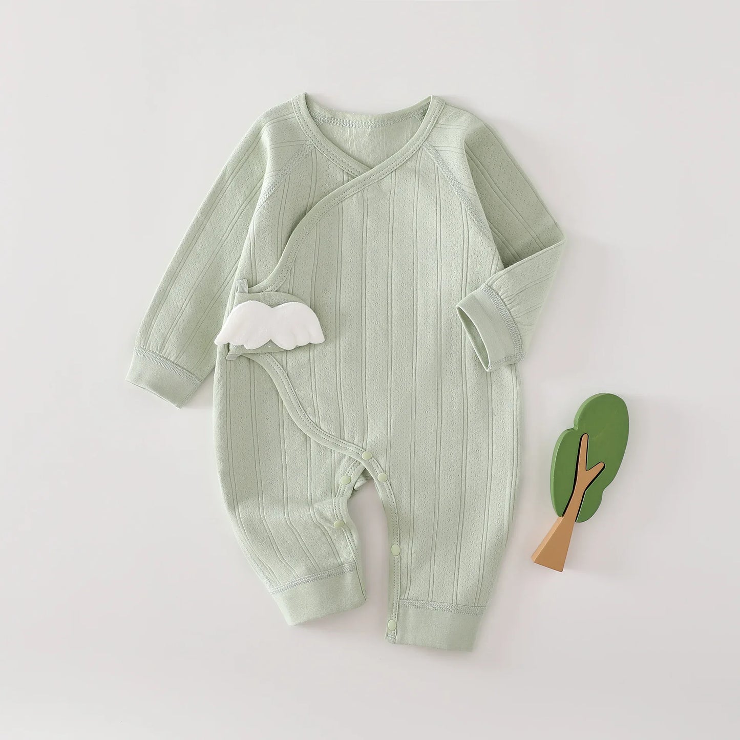 Newborn Cotton Romper – Gentle Comfort for First Little Days - LunaKit Baby