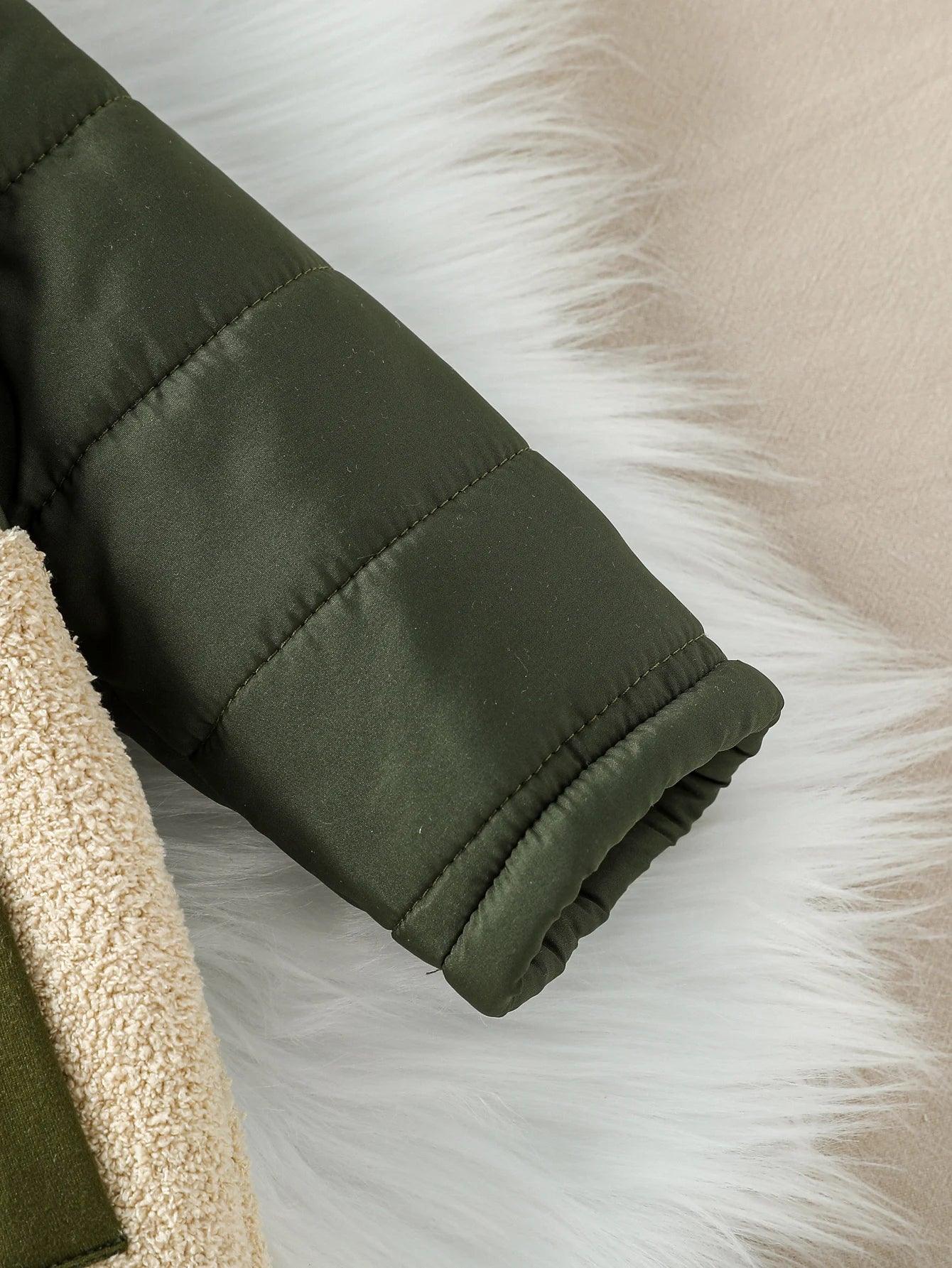 Baby Fleece Hooded Romper – Cozy Bear Warmth for Winter Days - LunaKit Baby