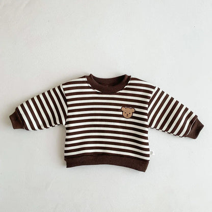 Baby Korean Style Sweatshirt – Cozy Fleece Warmth for Winter - LunaKit Baby