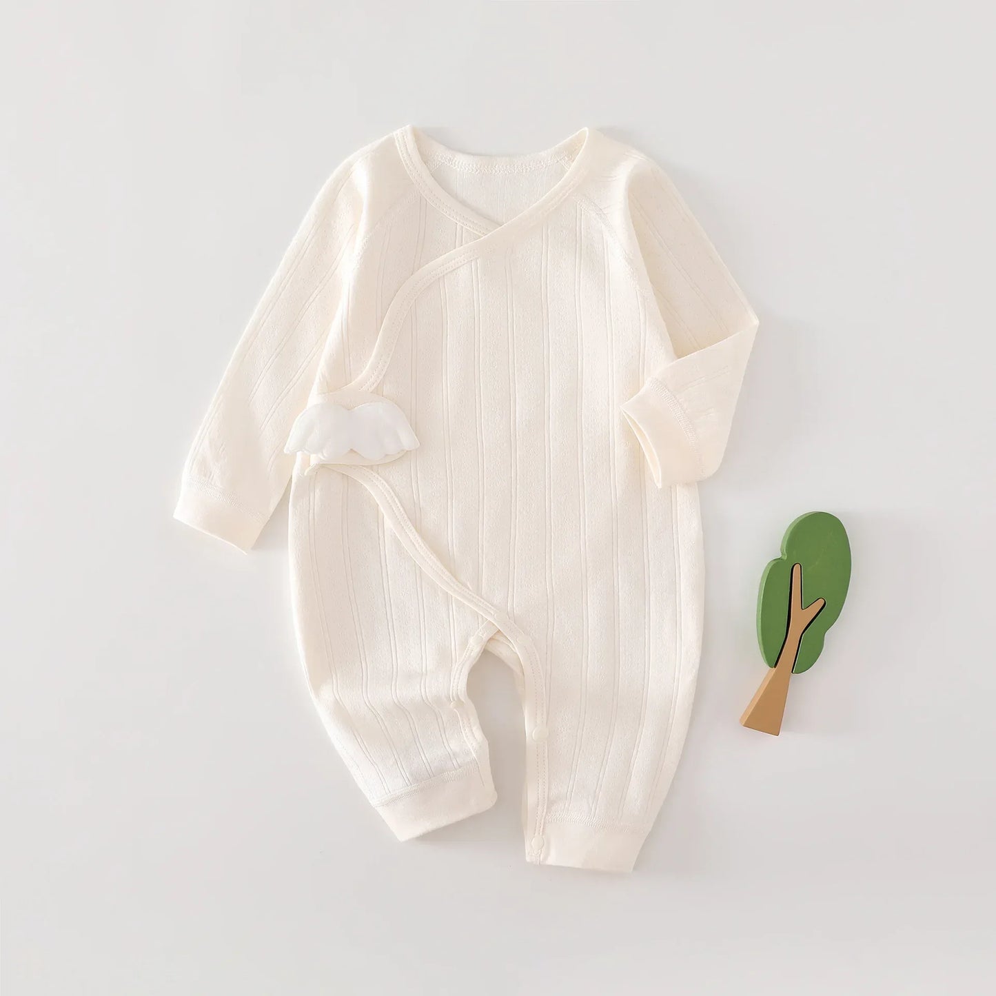 Newborn Cotton Romper – Gentle Comfort for First Little Days - LunaKit Baby