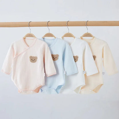 Baby Cotton Crawling Romper – Breathable Comfort for Little Movers - LunaKit Baby