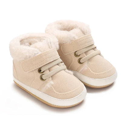 Baby High-Top Sneakers – Warm, Safe Style for First Steps - LunaKit Baby