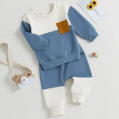 Baby Boy Autumn Outfit Set – Cozy Contrast Style for Everyday Play - LunaKit Baby