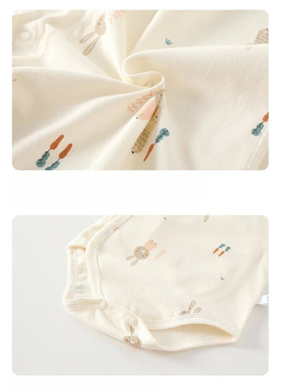 Baby Cotton Autumn Romper – Soft Comfort for Cozy Little Days - LunaKit Baby