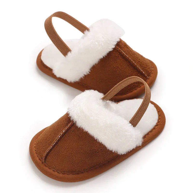 Baby Woolen Cotton Slippers – Soft Warmth for Little Feet - LunaKit Baby