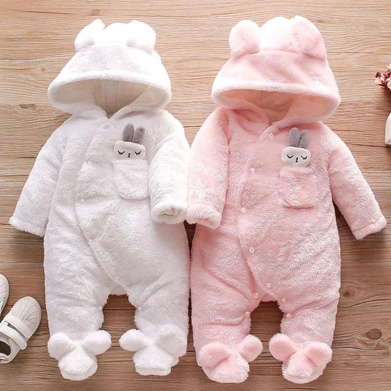Baby Plush Animal Romper – Cozy Cuteness for Cool Days - LunaKit Baby