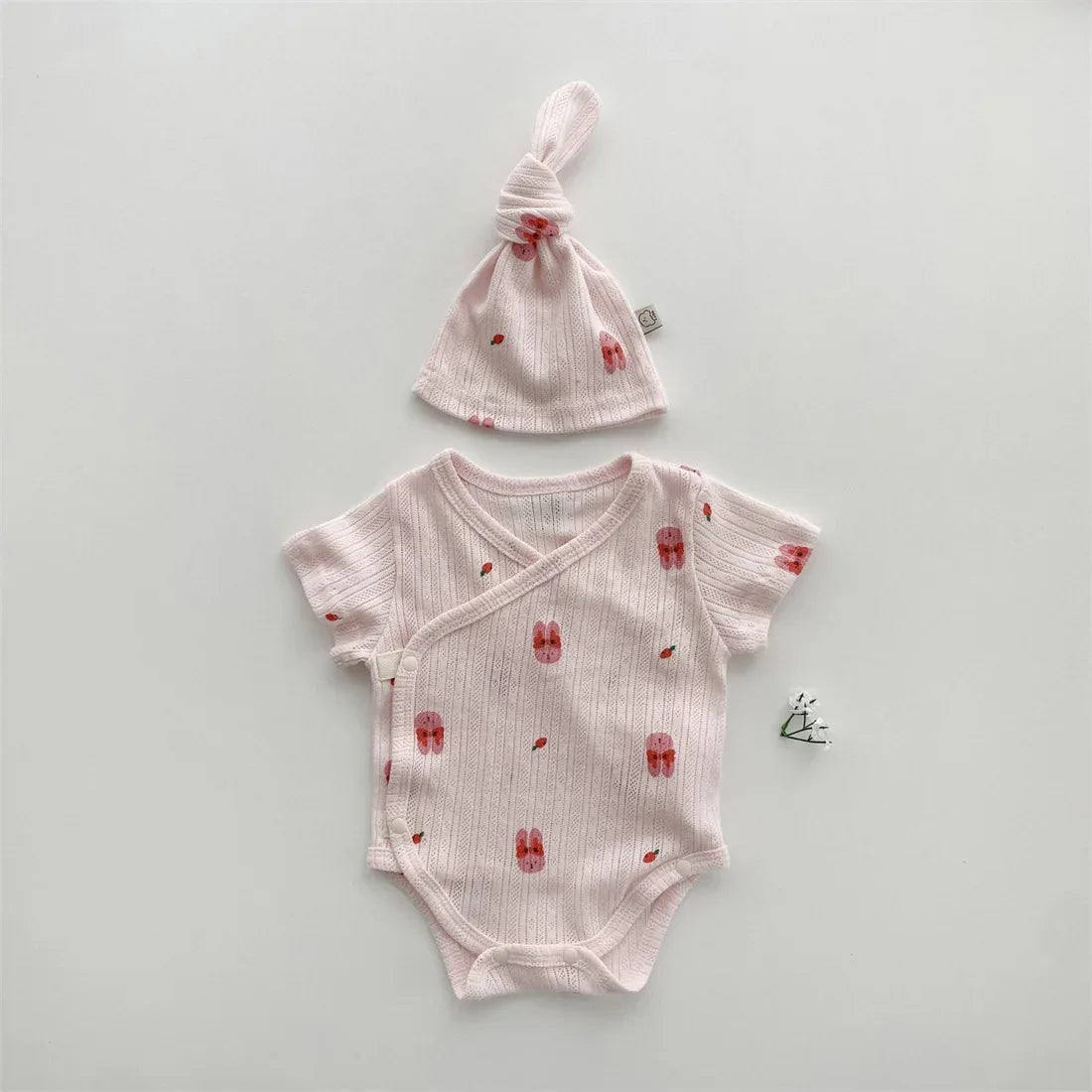 Baby Summer Romper & Hat Set – Cool Playful Style for Sunny Days - LunaKit Baby