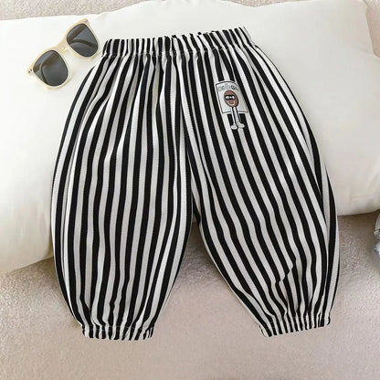 Kids Autumn Tracksuit Set – Cozy Stripe Comfort for Active Days - LunaKit Baby