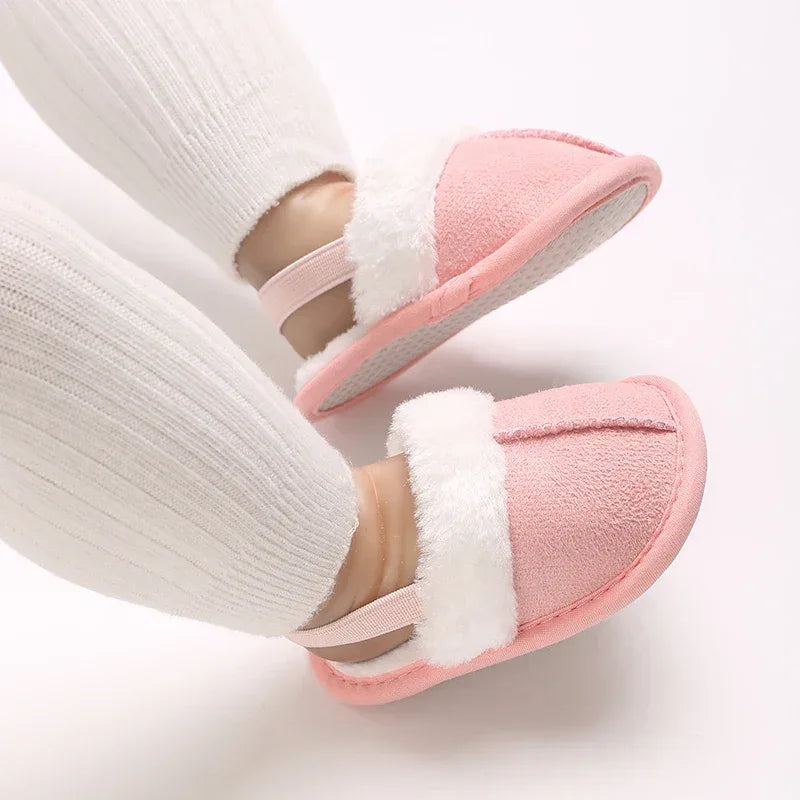 Baby Woolen Cotton Slippers – Soft Warmth for Little Feet - LunaKit Baby