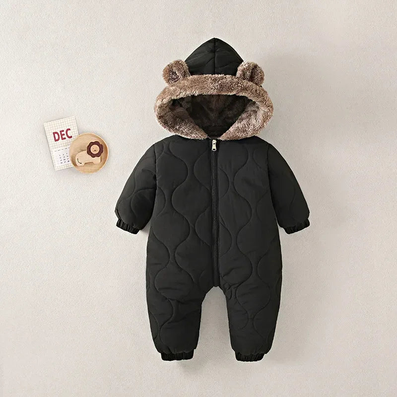 Baby Winter Fleece Snowsuit – Ultimate Warmth for Cold Days - LunaKit Baby