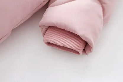 Newborn Thermal Winter Romper – Fleece-Lined Warmth for Cold Days - LunaKit Baby